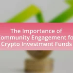 The Importance of Community Engagement for Crypto Investment Funds