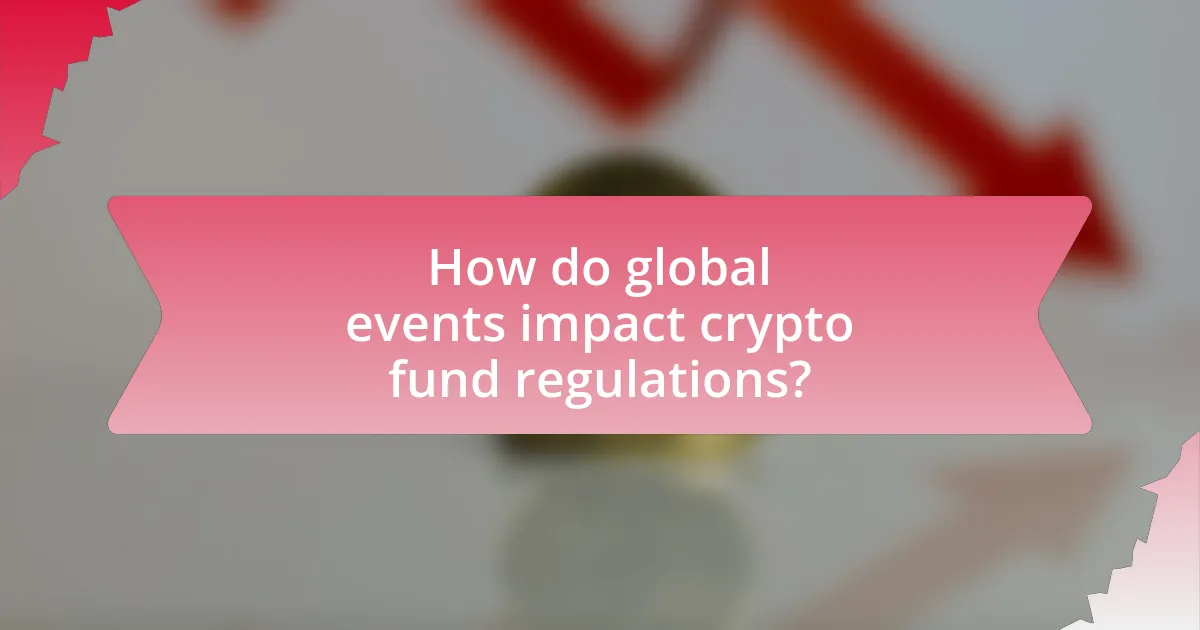 How do global events impact crypto fund regulations?