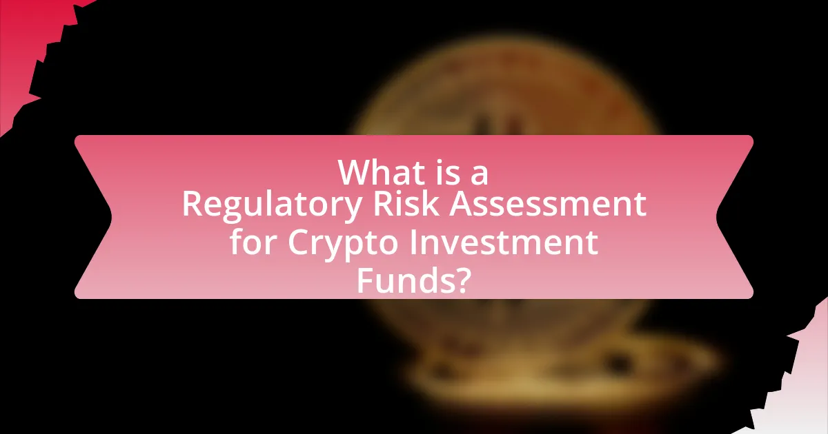 What is a Regulatory Risk Assessment for Crypto Investment Funds?